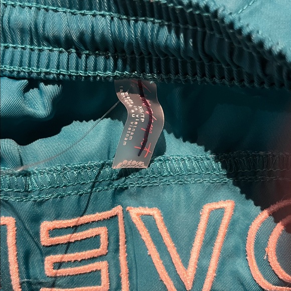 254. FREE PEOPLE Look Back At It shorts in Teal Sz XS NWOT - Picture 7 of 7